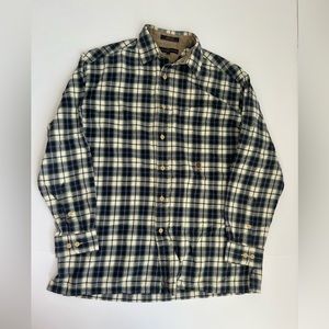 Men’s Tommy Hilfiger Plaid Button Down Shirt Size M